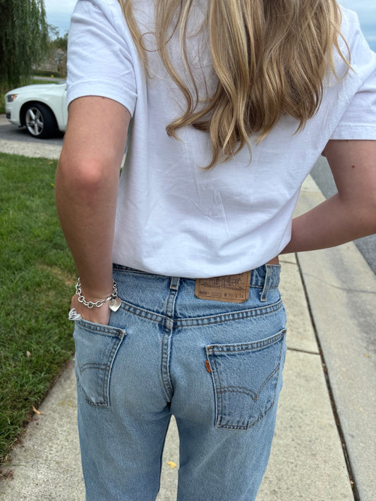 Vintage 1997 Levi's 505 Orange Tab Jeans – Made in USA