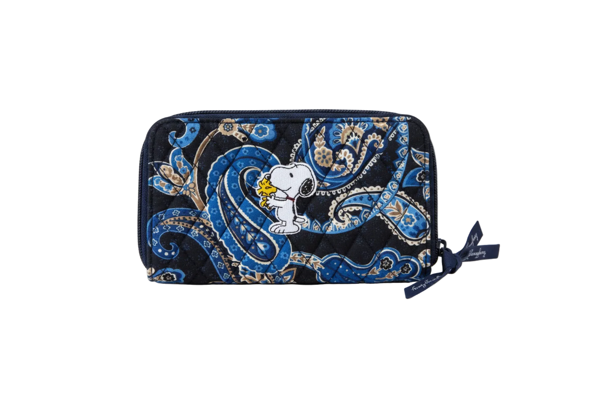 Upcycled Vintage Vera Bradley Snoopy Zip Wallet