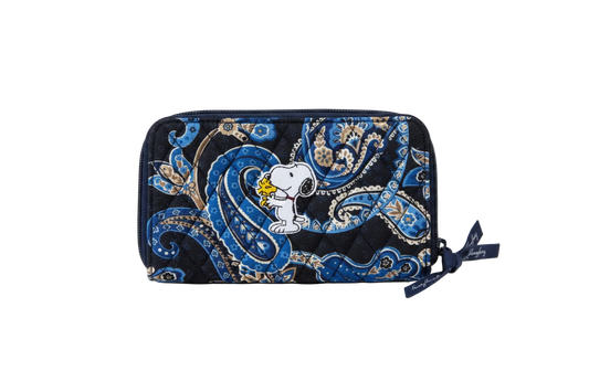 Upcycled Vintage Vera Bradley Snoopy Zip Wallet