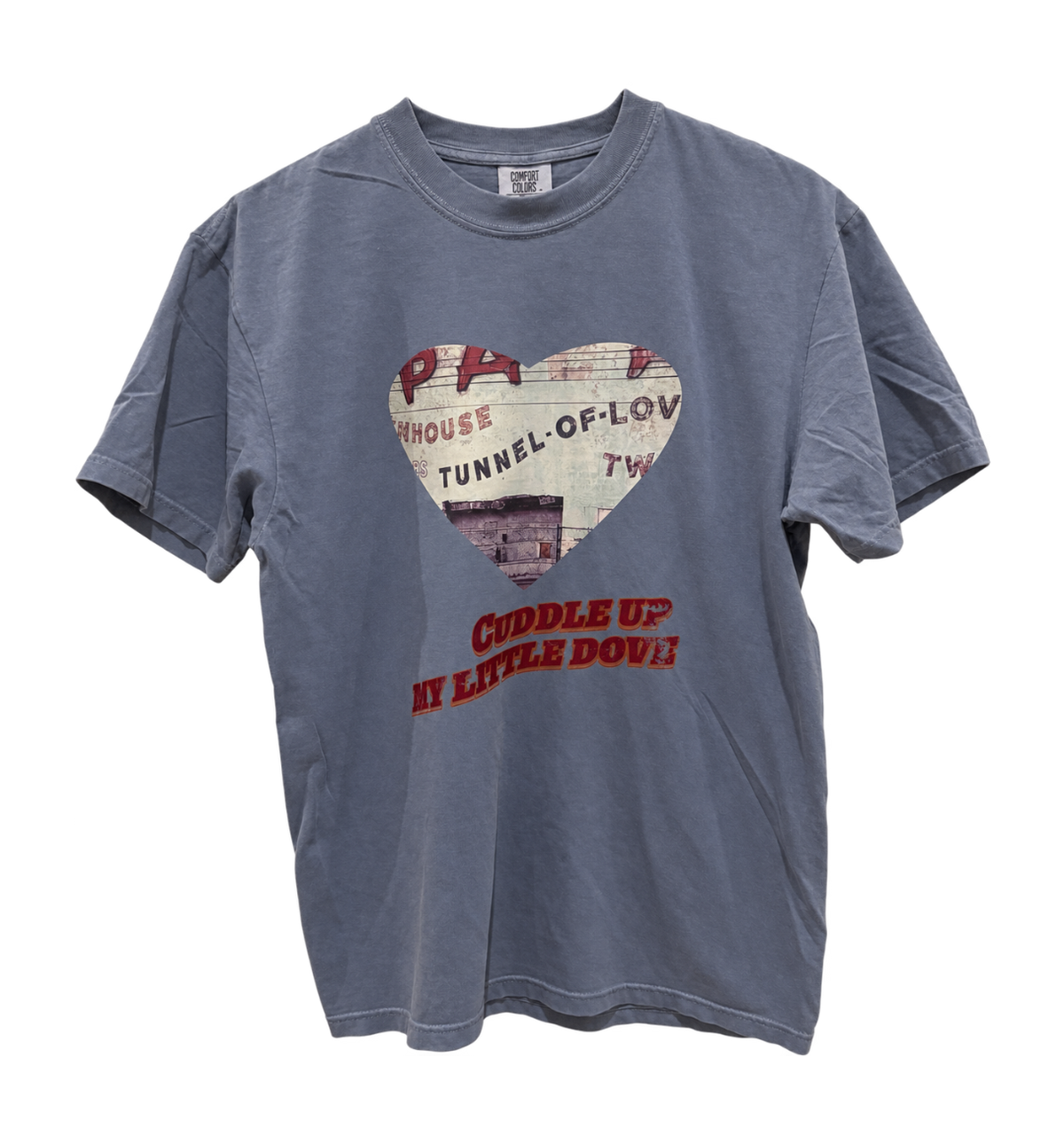 Tunnel of Love Tee in Vintage Blue