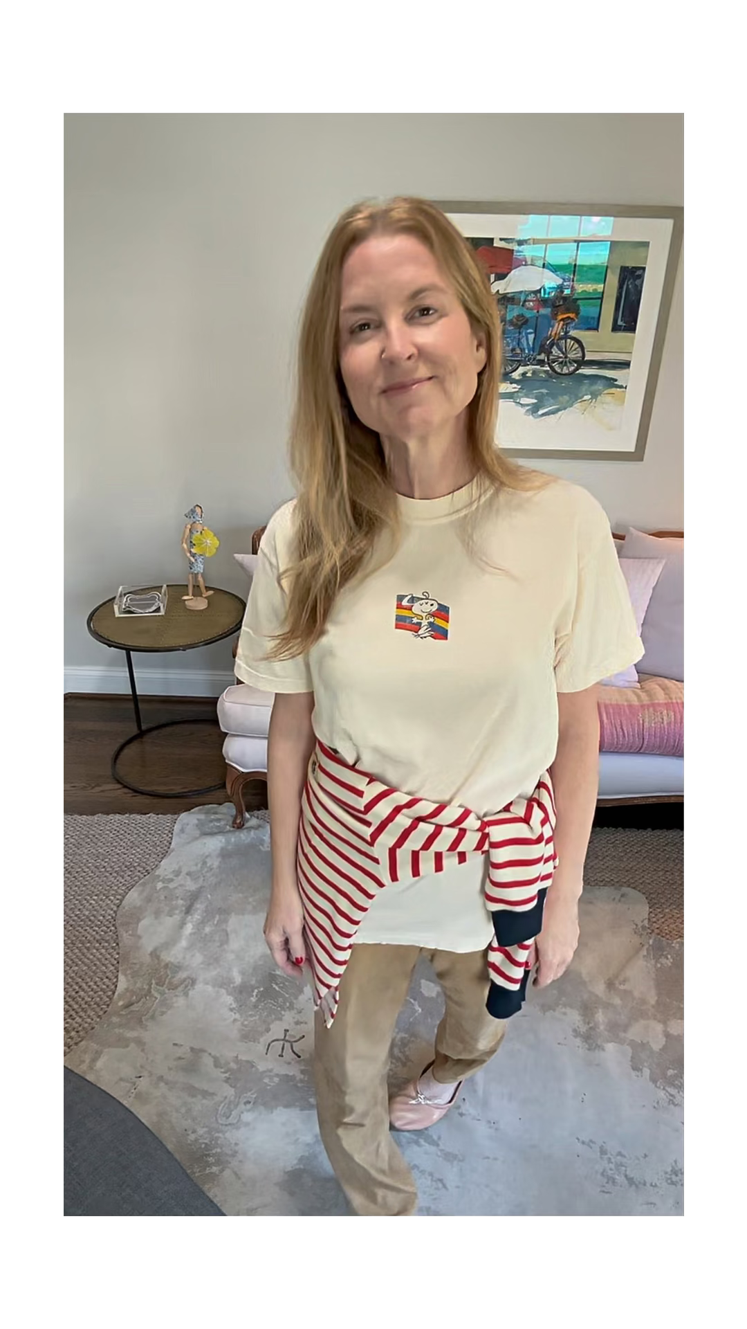 Dancing Snoopy Original 1970s Transfer Tee
