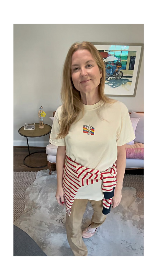 Dancing Snoopy Original 1970s Transfer Tee