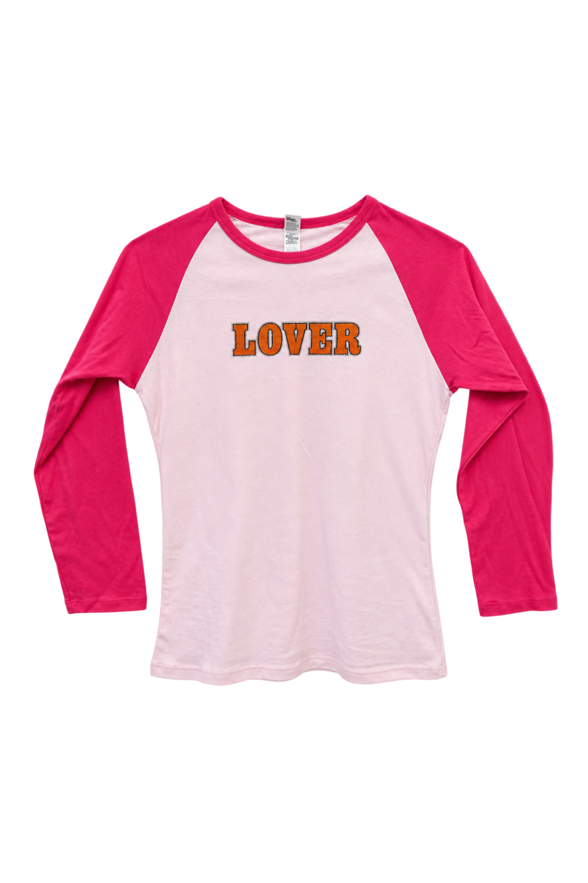 "Lover" Original 1970s Transfer Raglan Tee
