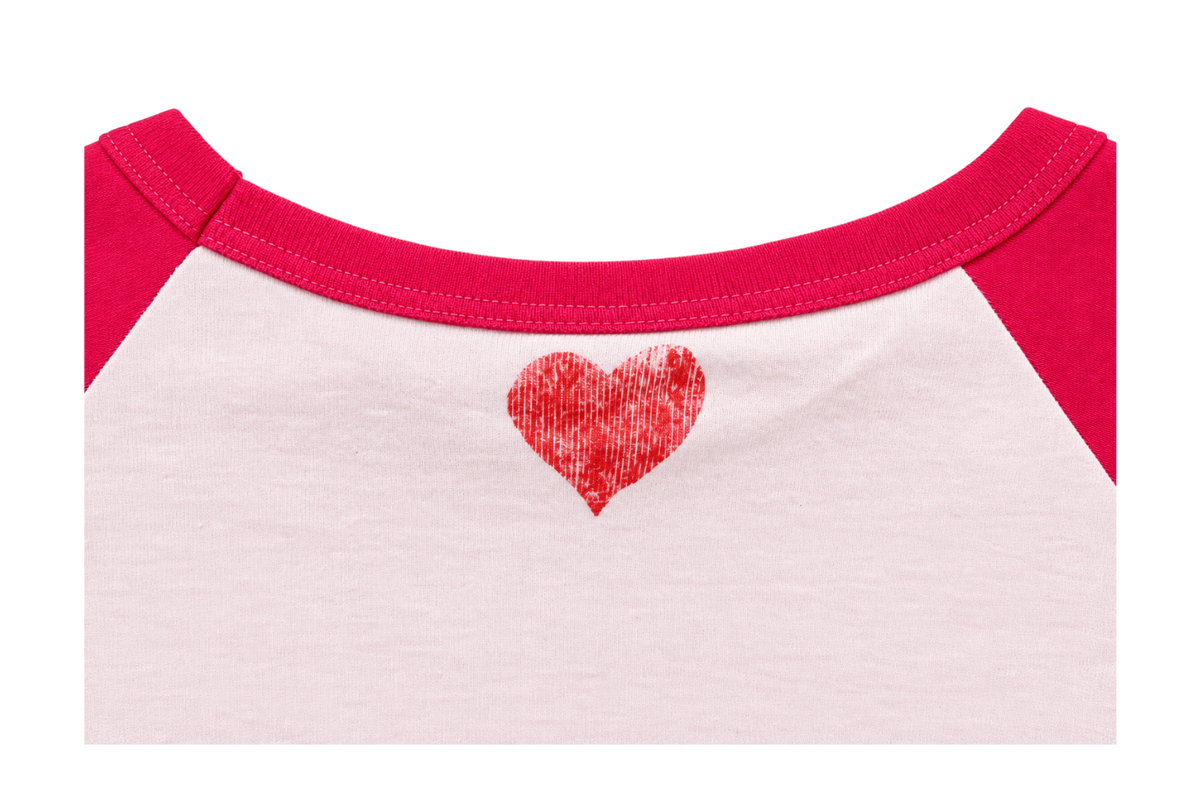 "Lover" Original 1970s Transfer Raglan Tee