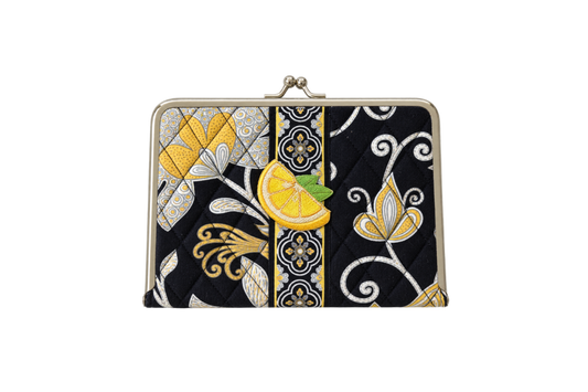 Upcycled Vintage Vera Bradley Kisslock Photo Holder Clutch