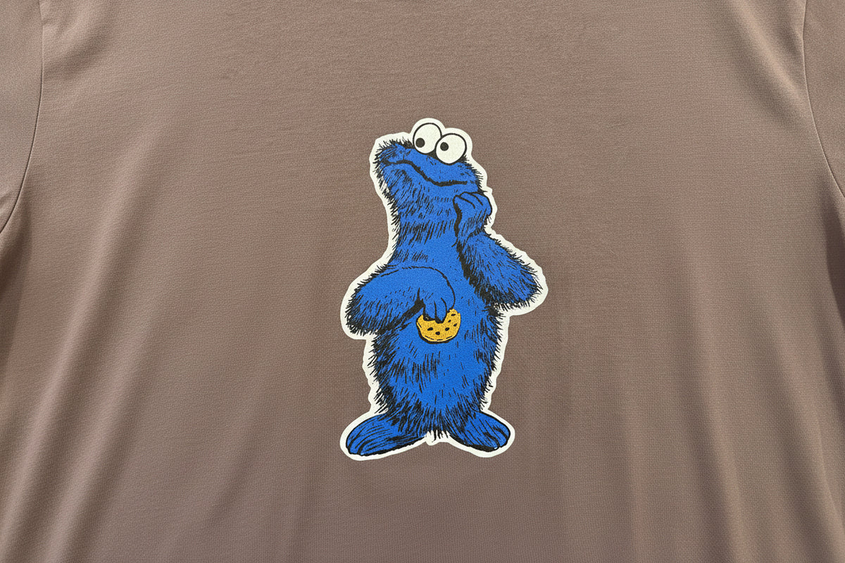 Cookie Monster Original Transfer 1970s Tee