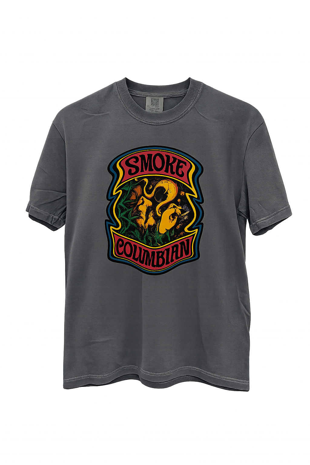 Smoke Columbian Original 1970s Transfer Tee