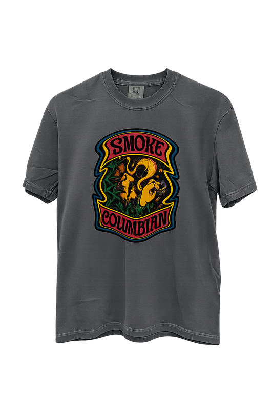 Smoke Columbian Original 1970s Transfer Tee