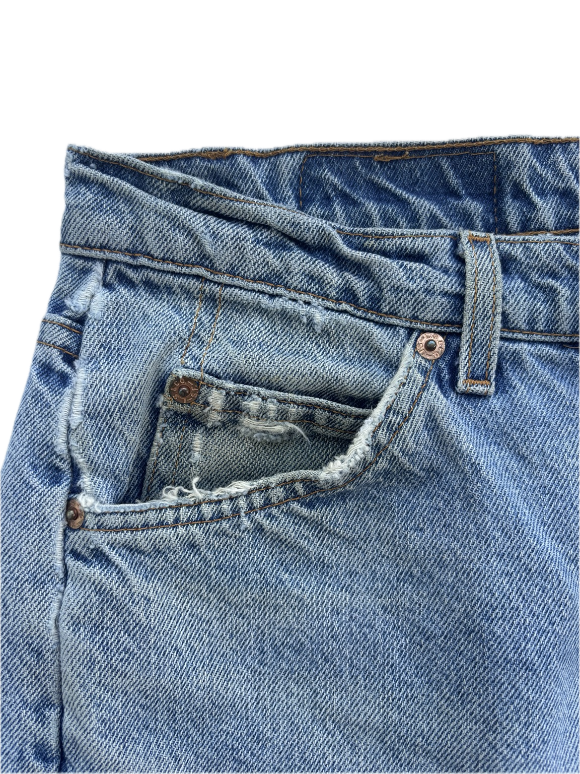 Vintage 1997 Levi's 505 Orange Tab Jeans – Made in USA
